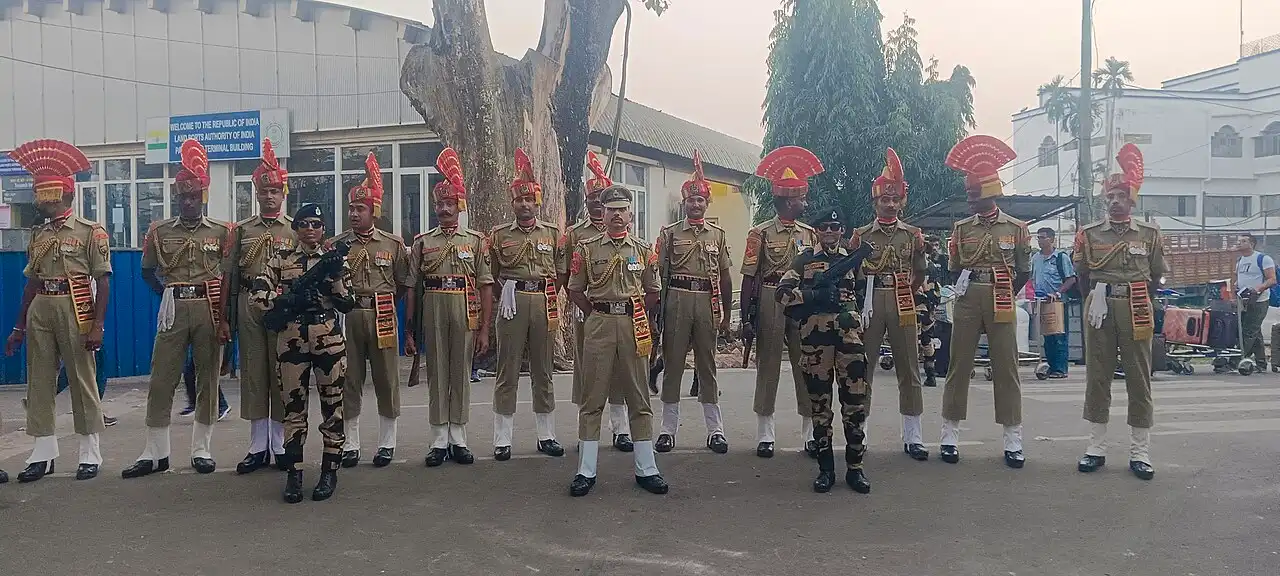 Indian BSF at Petrapole Border