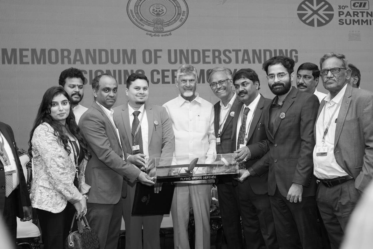 Flying Wedge Defence inks MoU with Andhra Pradesh government in the presence of Chief Minister N Chandrababu Naidu