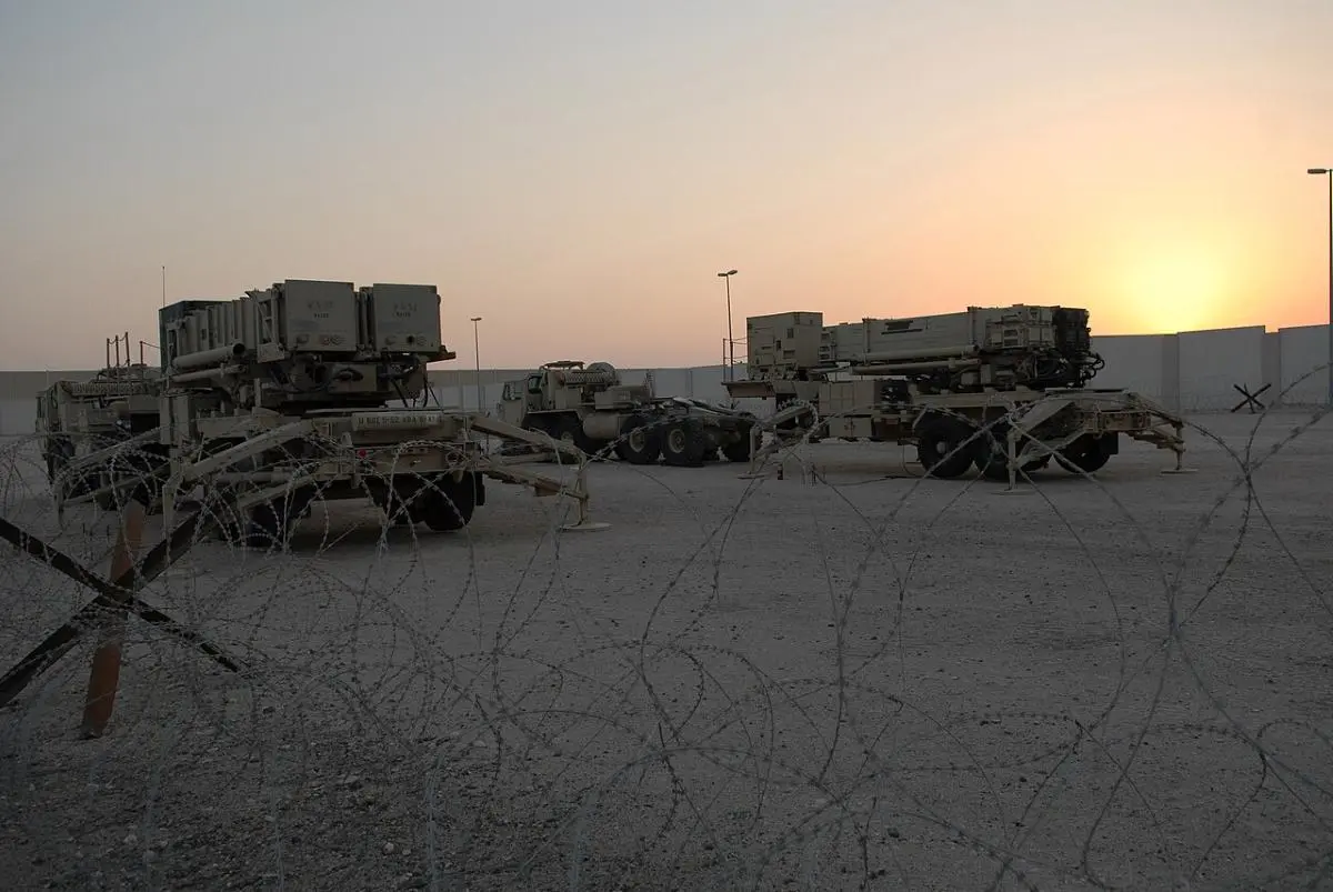 Patriot PAC-2 and PAC-3 missile launchers ready for deployment.